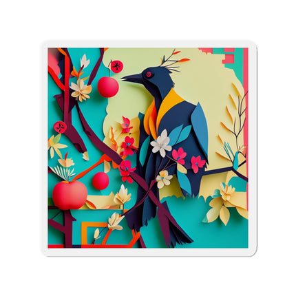 Curious Crow Die-Cut Magnets (5 Sizes)