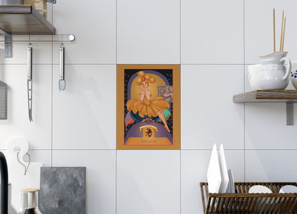 November & Topaz (from the Gem Series) by Sofia Chiostri Ceramic Tile