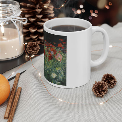 A Study of Poppies for Carnation, Lily, Lily, Rose by John Singer Sargent Ceramic Mug (11oz, 15oz)