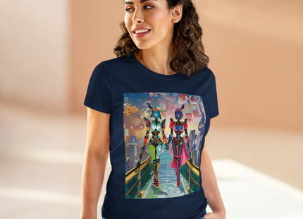 Cyber Punk Robot Models Cotton Tee