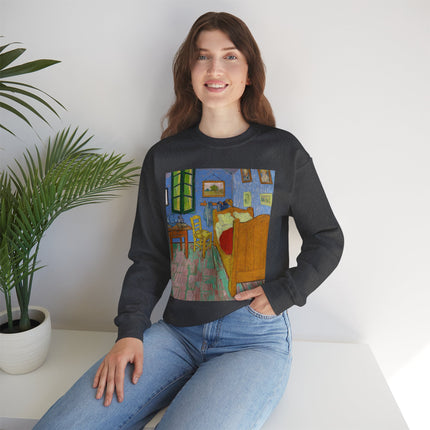 The Bedroom by Vincent van Gogh Heavy Blend™ Crewneck Sweatshirt