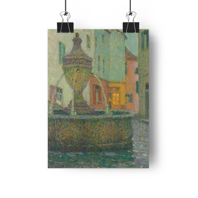 La Fontaine, Saint-Paul De Vence by Henri Le Sidaner Giclée Art Print