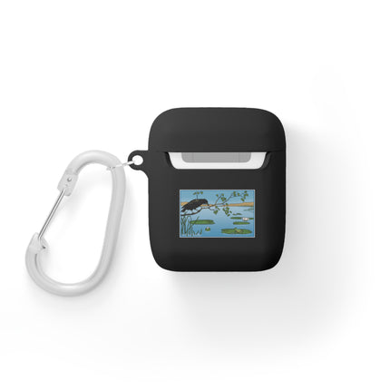 The Crow and the Frog – Enchanting Nature Art AirPods Case