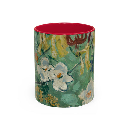 Flowers by August Babberger Colorful Mugs (11oz, 15oz)