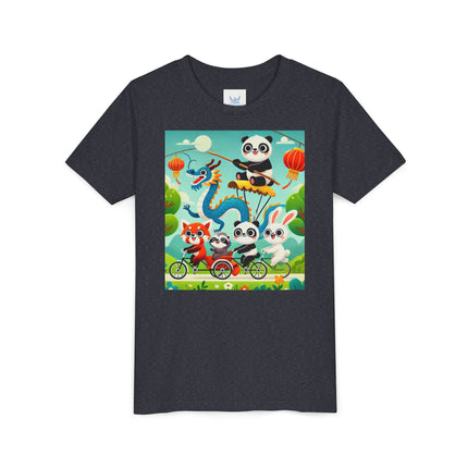 Rolling Along Together Youth Short Sleeve Tee