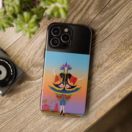 Colorful Dancer Phone Case – Vibrant Grace & Cultural Elegance