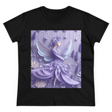 Lavender Fairy Women's Midweight Cotton Tee