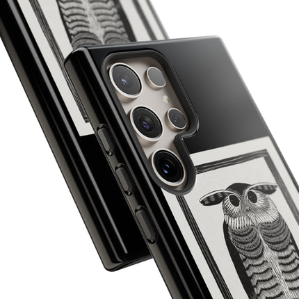 Horned Owl by Samuel Jessurun de Mesquita Phone Cases