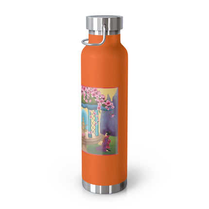 A Dance of Colors and Serenity by Carlo Chiostri Copper Vacuum Insulated Bottle, 22oz