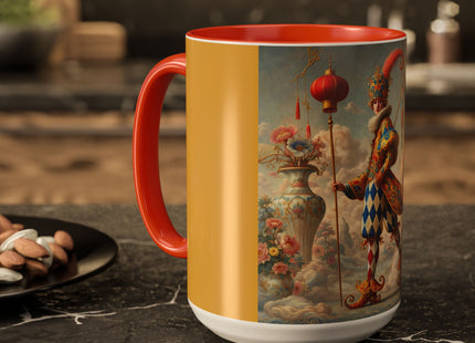 The Ornamental Jester Colorful Mugs (11oz, 15oz)