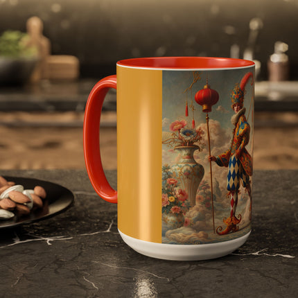 The Ornamental Jester Colorful Mugs (11oz, 15oz)