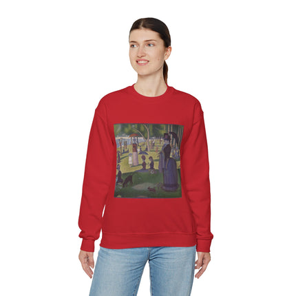 A Sunday on La Grande Jatte by Georges Seurat Heavy Blend™ Crewneck Sweatshirt
