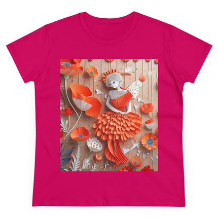 Poppy Fairy Women's Midweight Cotton Tee