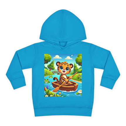 Little Explorer on the River Toddler Pullover Fleece Hoodie