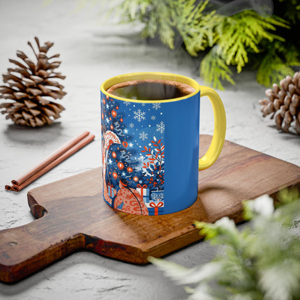 🎋❄️ The Winter Lantern Celebration Colorful Mug – Elegant Asian Christmas Fantasy