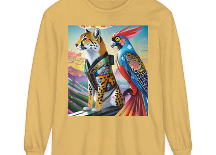 Cybernetic Duets Garment-dyed Long Sleeve T-Shirt