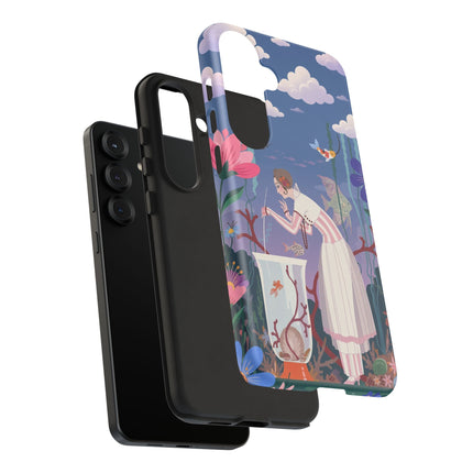 🐠🌸 The Enchanted Aquarium Garden Phone Case – Art Deco Underwater Fantasy