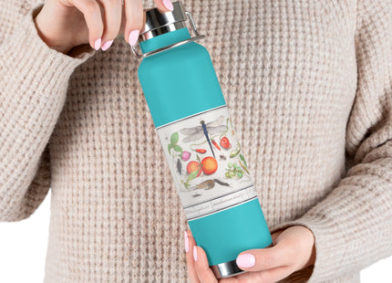 Natural History Ensemble, No. 7 by Anselmus Boëtius de Boodt Copper Vacuum Insulated Bottle, 22oz