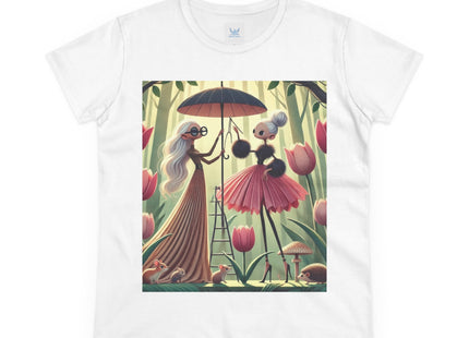 Under the Tulip Parasol Cotton Tee