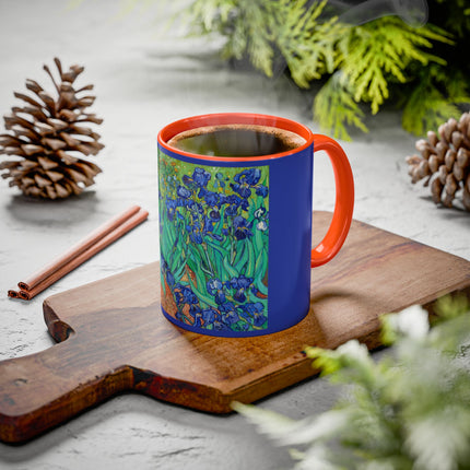 Irises by Vincent Van Gogh Colorful Mugs (11oz, 15oz)