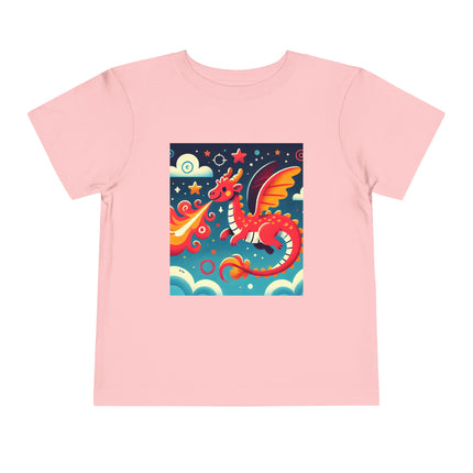 Starry Sky Dragon Toddler Short Sleeve Tee