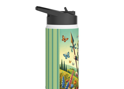 Rabbit Gladiator Stainless Steel Water Bottle, Standard Lid