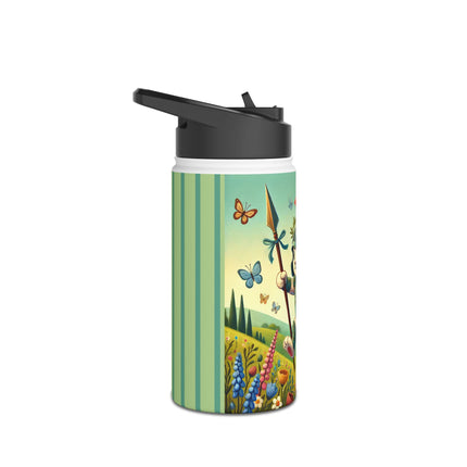 Rabbit Gladiator Stainless Steel Water Bottle, Standard Lid