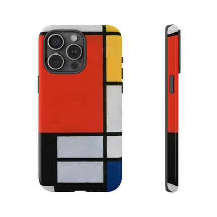 Composition with Red, Yellow, Blue, and Black by Piet Mondrian Phone Cases