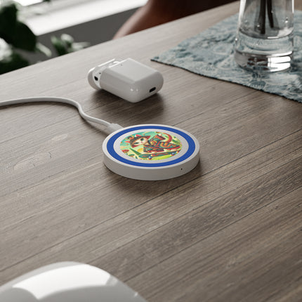 Dragon Dance on Wheels Quake Wireless Charging Pad