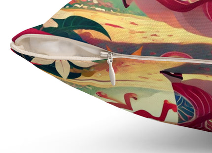 The Dragon Fairy’s Dance Spun Polyester Square Pillow