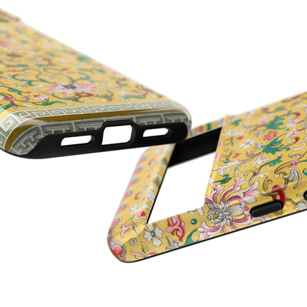 Yellow Botanical Pattern by Owen Jones Phone Cases