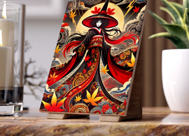 Kabuki Witch Ceramic Tile