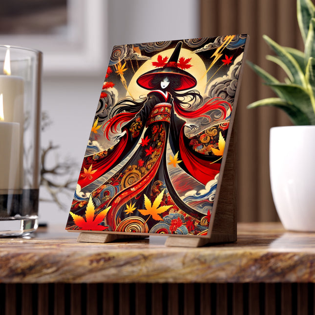 Kabuki Witch Ceramic Tile