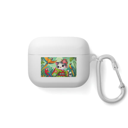 Parrot Dance of the Geisha Kitten AirPods and AirPods Pro Case