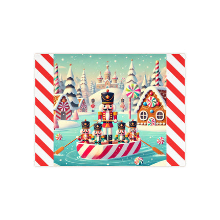 Nutcracker Candy-Striped Adventure Ceramic Tile