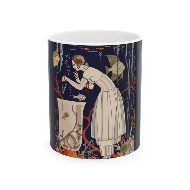 L'Etourdissant Petit Poisson (The Dazzling Little Fish) by George Barbier Ceramic Mug 11oz