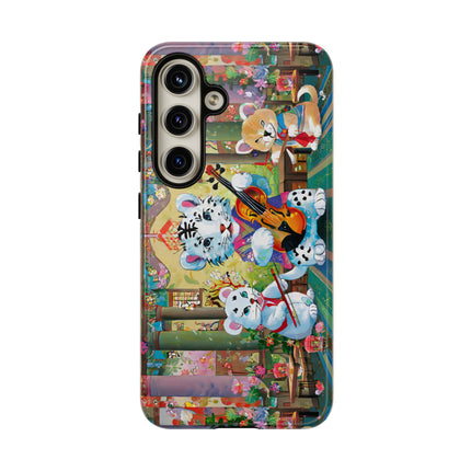 Melodies of the Snow Lion Cub Phone Cases