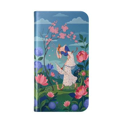 🌸🌿 The Garden Hide-And-Seek Flip Case – Art Deco Floral Whimsy