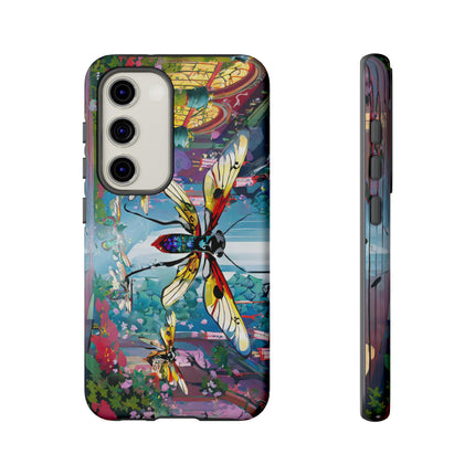 Neon Swarm Phone Cases