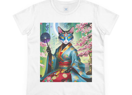 Cyberpunk Geisha Cotton Tee