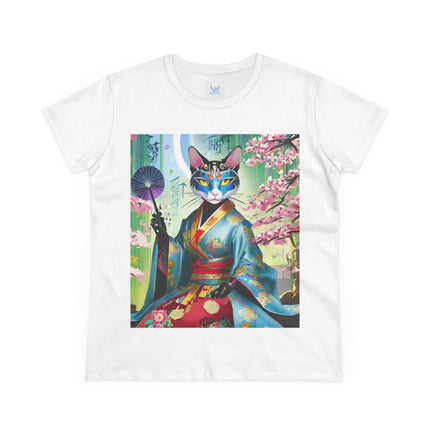 Cyberpunk Geisha Cotton Tee