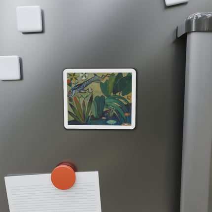 The Leap of the Rabbit by Amadeo de Souza-Cardoso Die-Cut Magnets (5 Sizes)