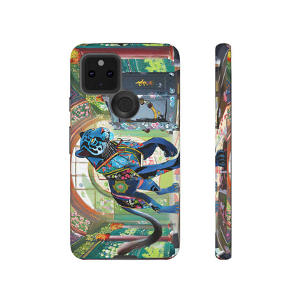 Cyber Panther's Hunt Phone Cases