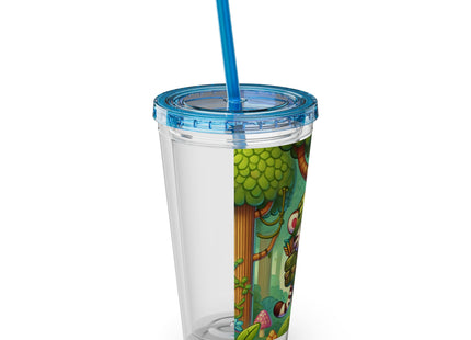 Stealthy Stripes Sunsplash Tumbler with Straw, 16oz