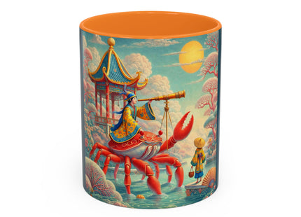 The Celestial Crab Navigator Colorful Mugs (11oz, 15oz)