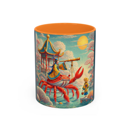 The Celestial Crab Navigator Colorful Mugs (11oz, 15oz)