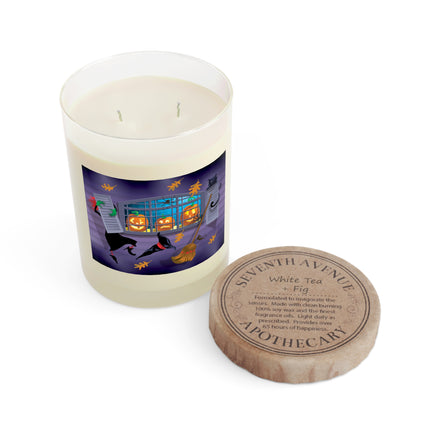 Whimsical Halloween Mischief Scented Candle - Full Glass, 11oz