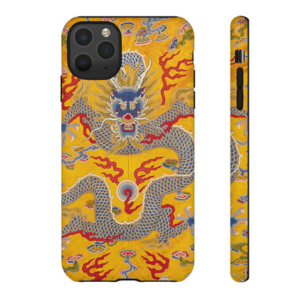 Majestic Dragon Regalia – Imperial 12-Symbol Robe Phone Cases