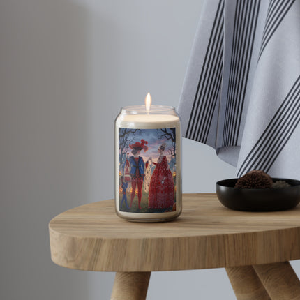 ♥️🎃 The Queen Of Hearts Halloween Masquerade Scented Soy Candle – Royal Halloween Fantasy