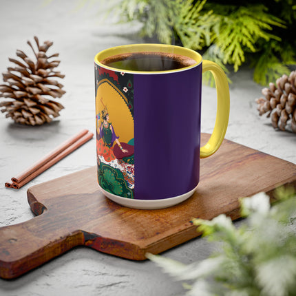 The Jewel Pavilion Colorful Mug (11oz, 15oz) – Royal Elegance, Peacock Beauty & Jewel-Toned Splendor